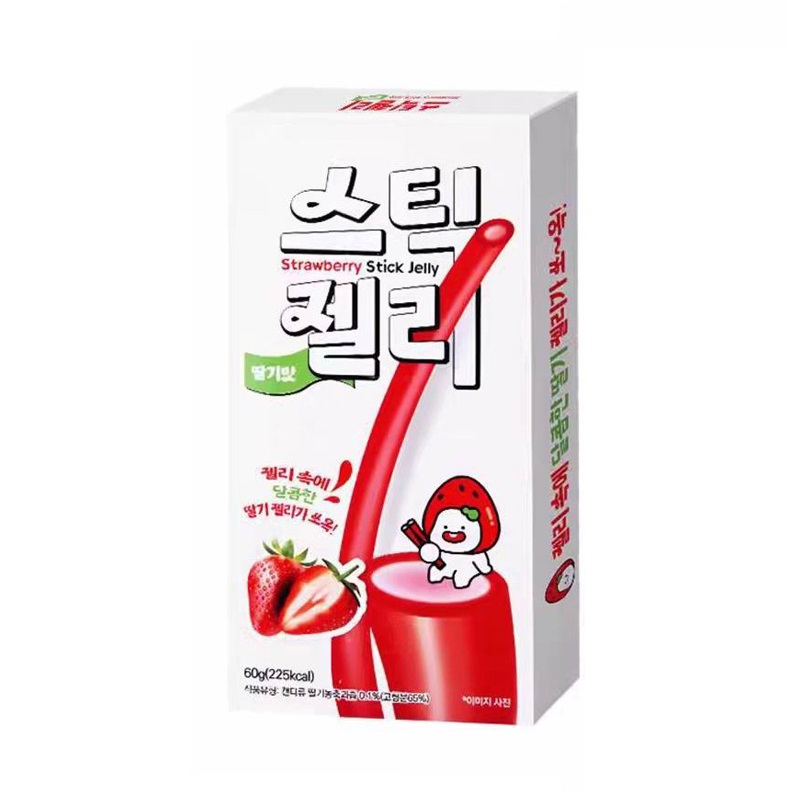 Zdjęcie Paluszki galaretkowe KUNYOUNG (STRAWBERRY), 60g