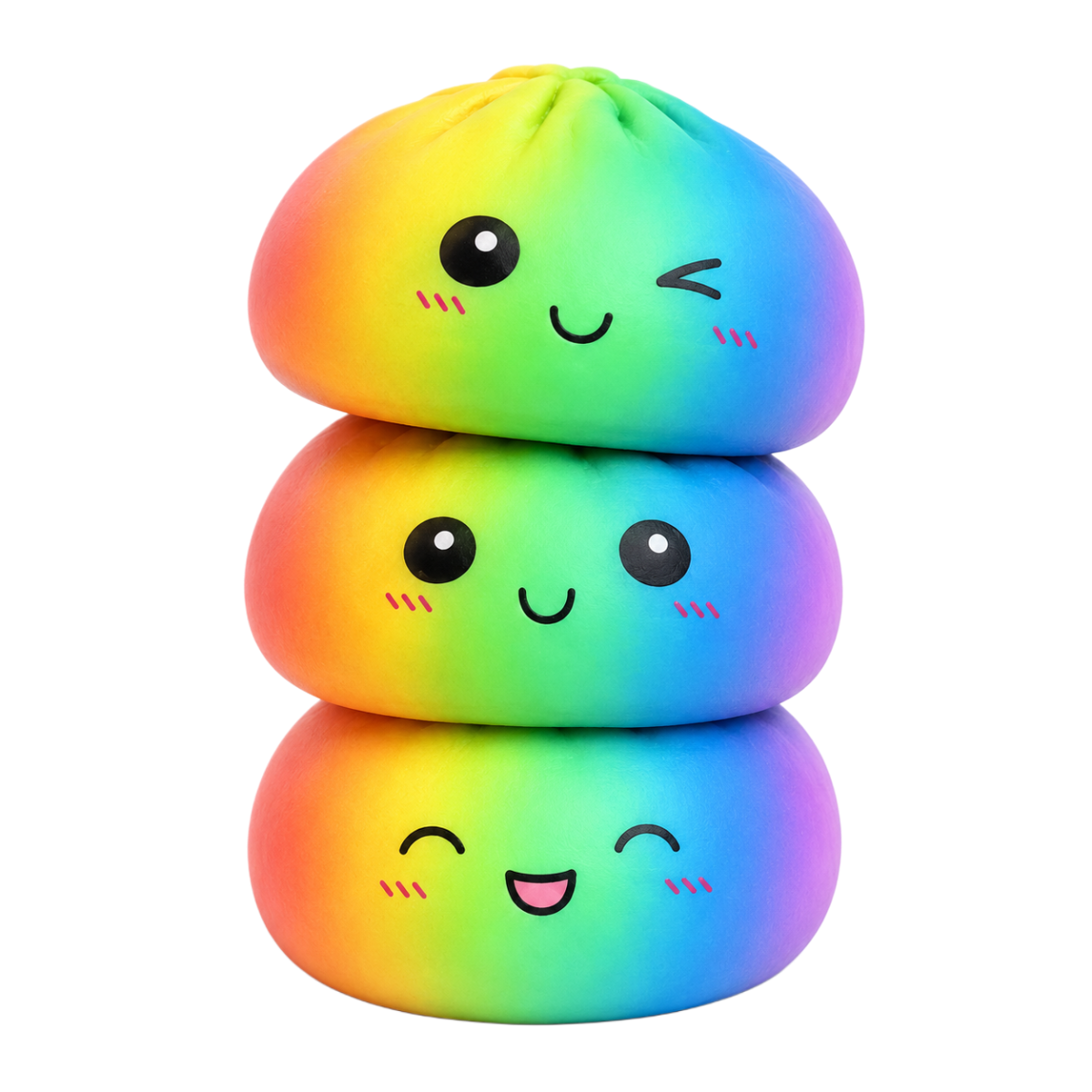 Žaislas SQUISHY BUN RAINBOW MYSTERY DUMPLING RAINBOW SMALL
