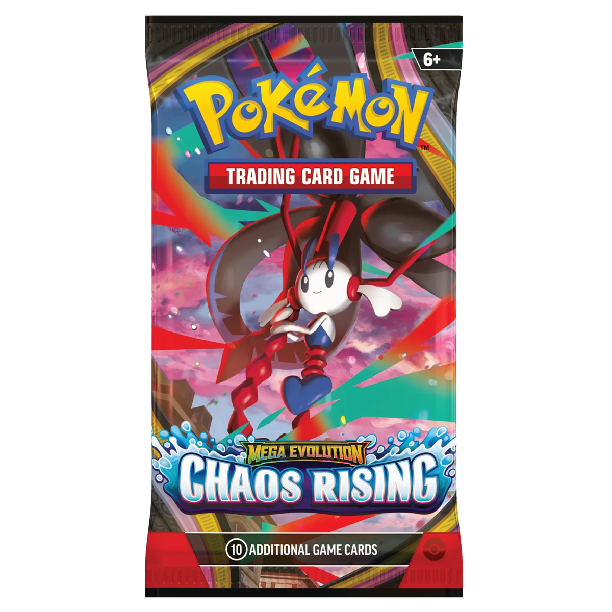 Kolekcinės kortelės POKEMON MEGA EVOLUTION ME04 CHAOS RISING BOOSTER