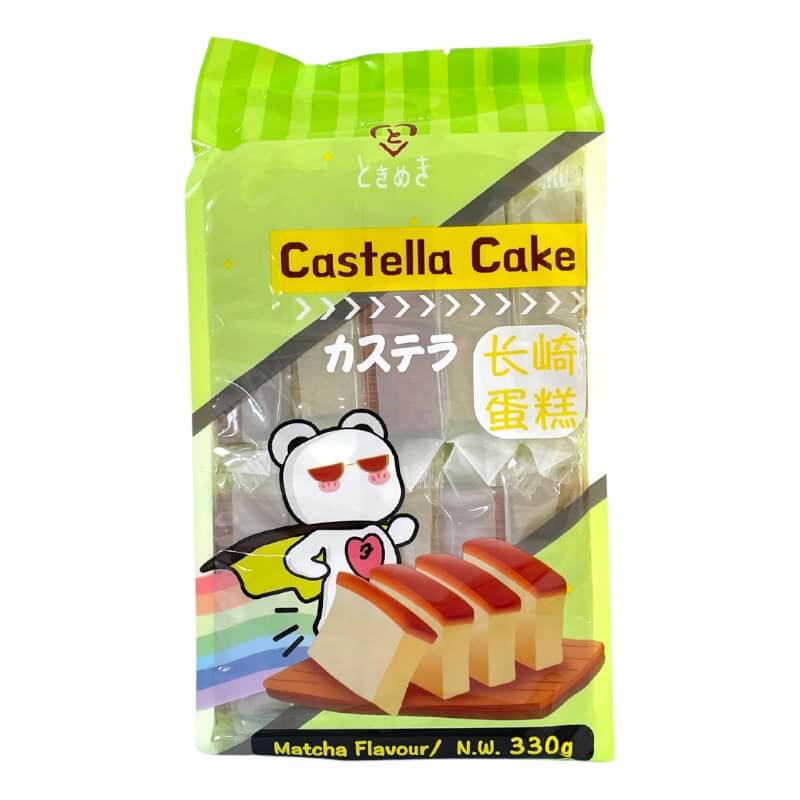 Cake TOKIMEKI CASTELLA (MATCHA), 330g photo