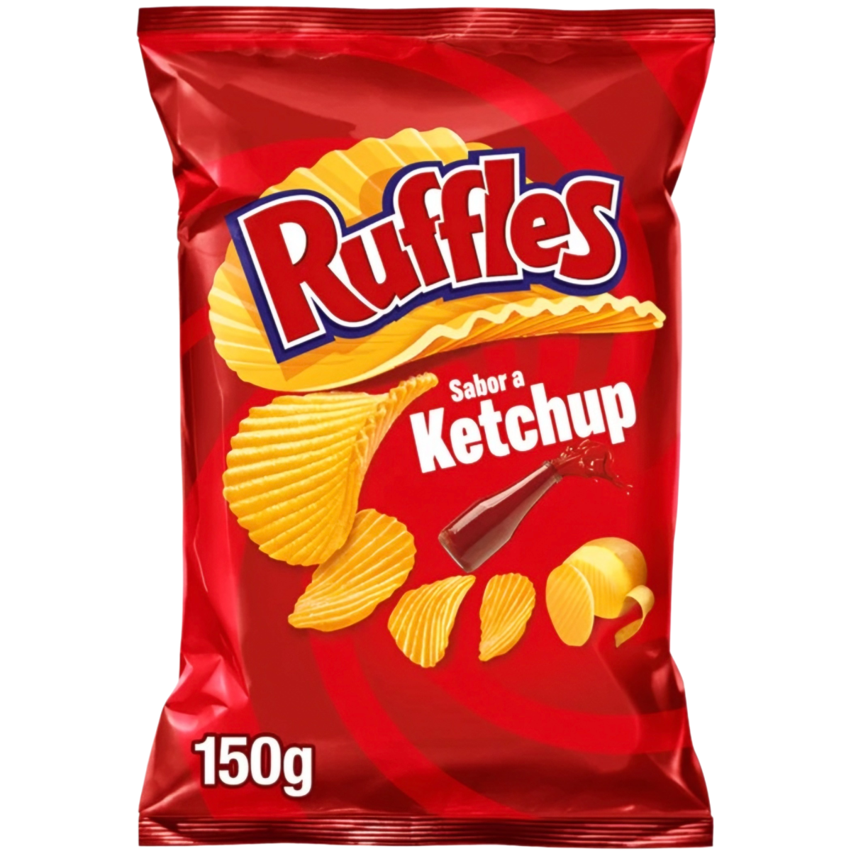 Chipsy ziemniaczane RUFFLES (KETCHUP), 150g