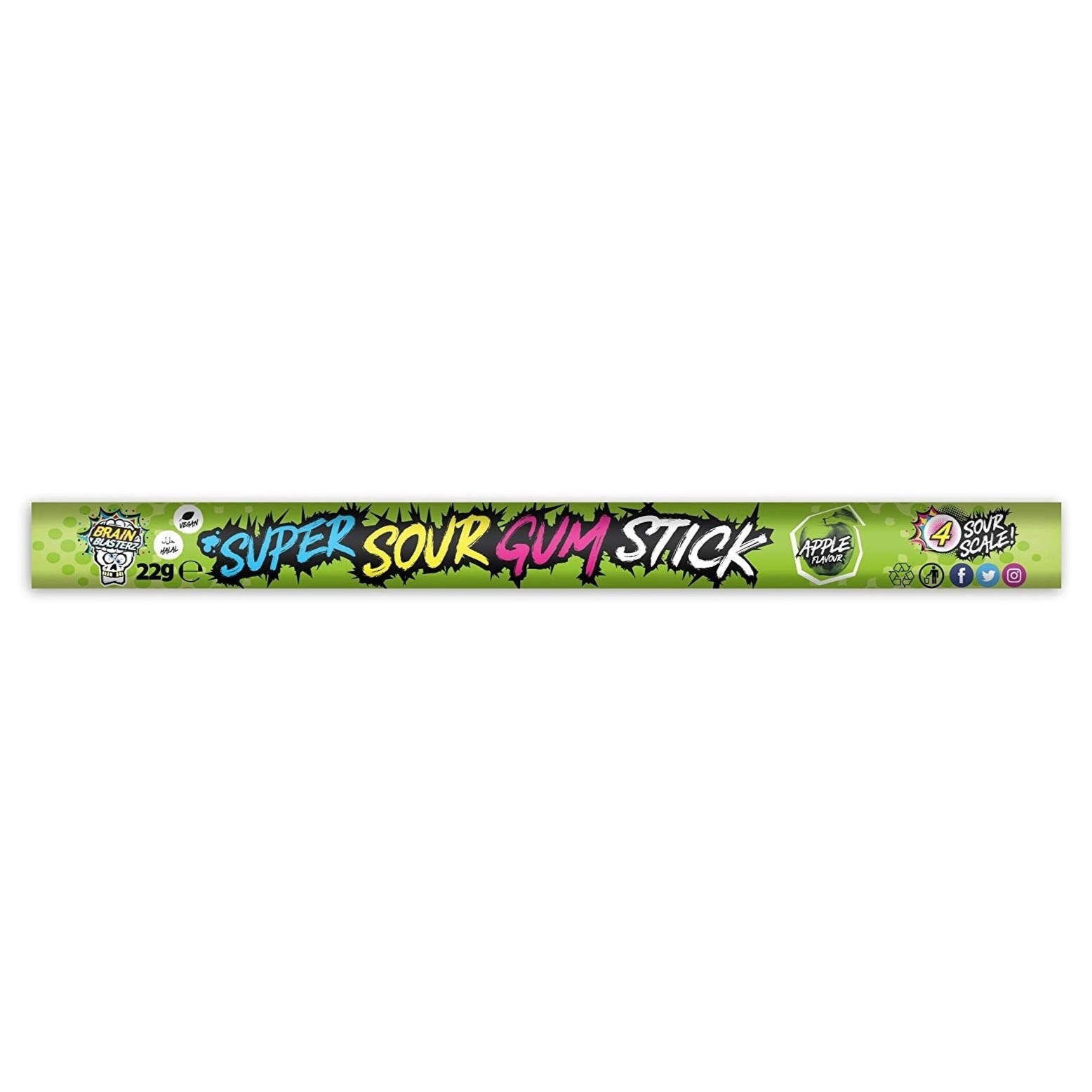 Näts BRAIN BLASTERZ (SOUR GUM STICKS), 22g