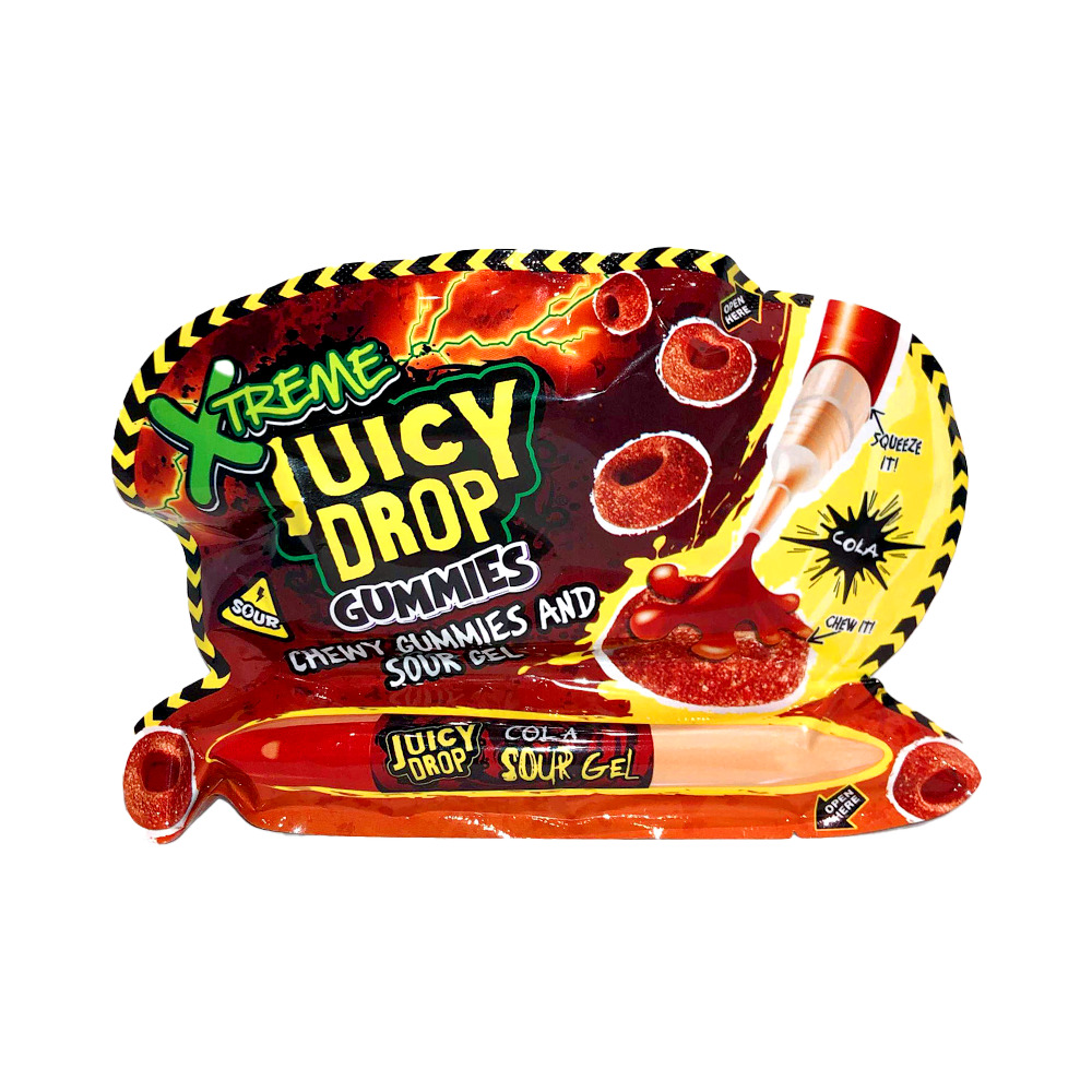 Cukierki do żucia BAZOOKA (JUICY DROP XTREME), 57g