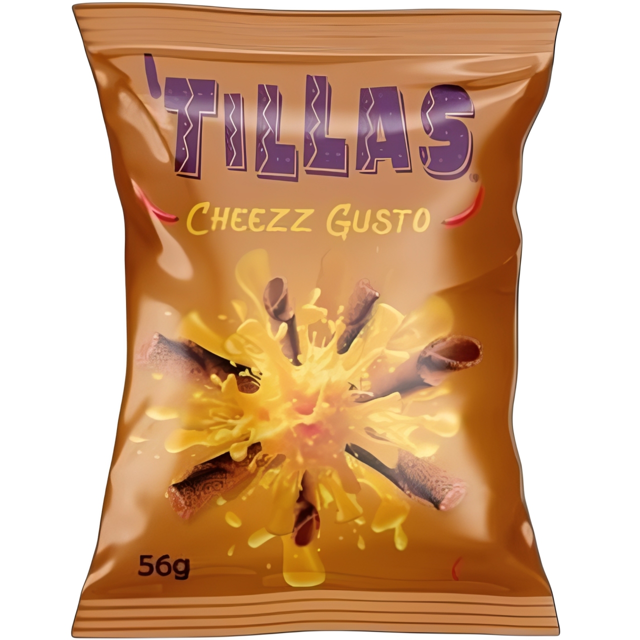 Kukurūzas čipsi TILLAS (CHEEZZ GUSTO), 56g