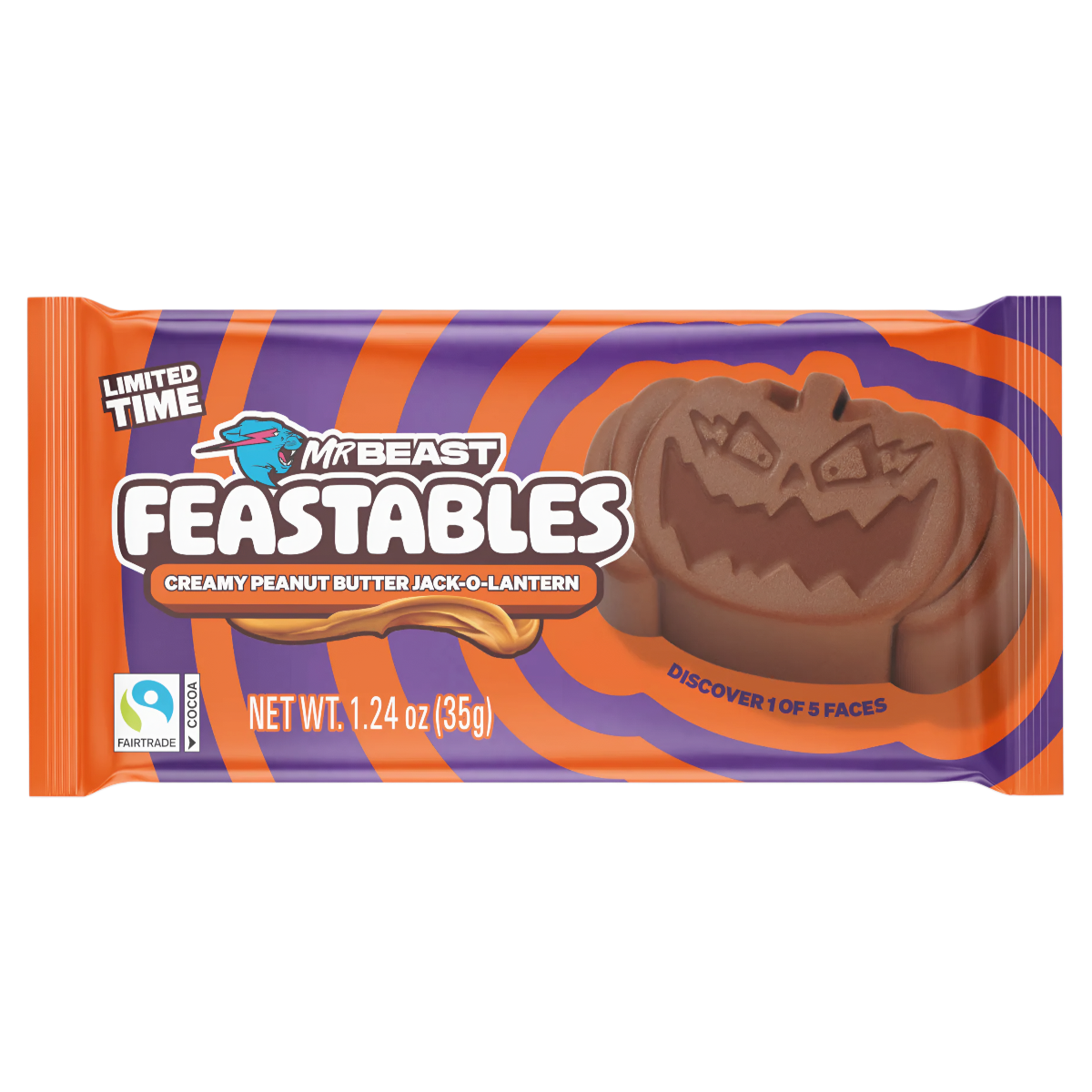 Kubeczki z mlecznej czekolady MRBEAST FEASTABLES (HALLOWEEN), 35g