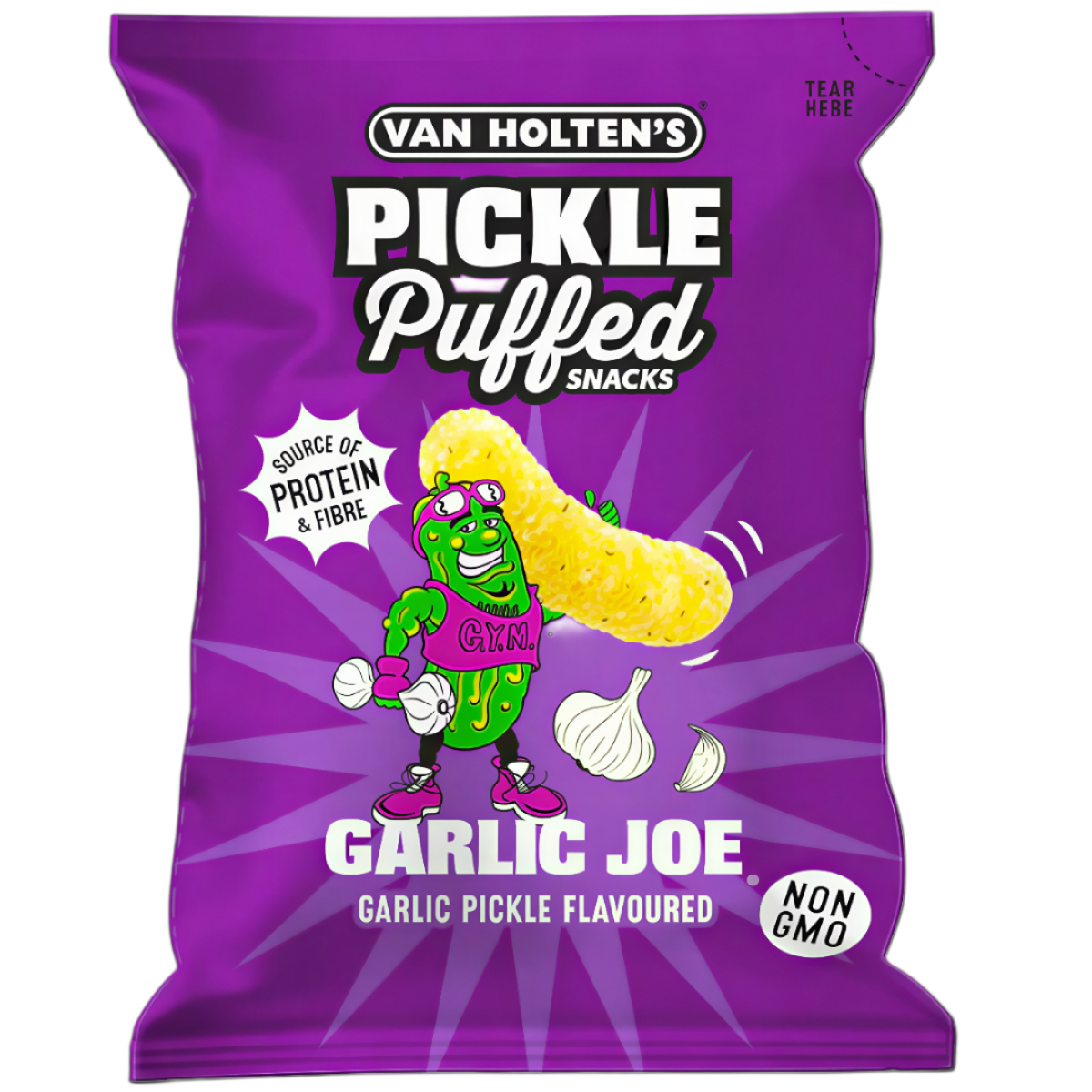 Lēcu čipsi VAN HOLTEN'S GARLIC JOE, 90g
