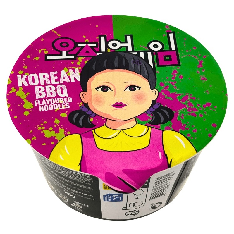 Ramens SQUID GAME (KOREAN BBQ), 105g foto
