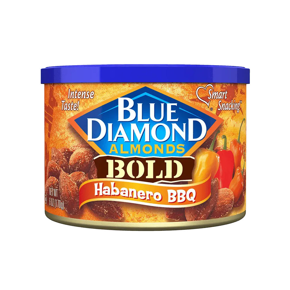 Migdolų riešutai BLUE DIAMOND BOLD (HABANERO BBQ), 170g photo