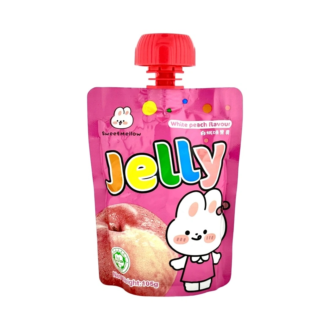 Zdjęcie Galaretki SWEETMELLOW JELLY (WHITE PEACH), 105g