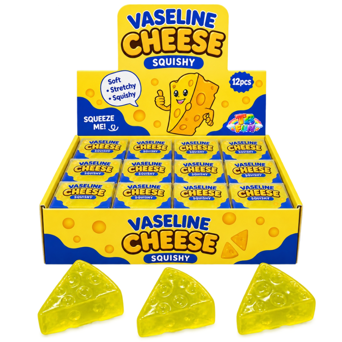 Rotaļlieta TB FUN SQUISHY (VASELINE CHEESE)