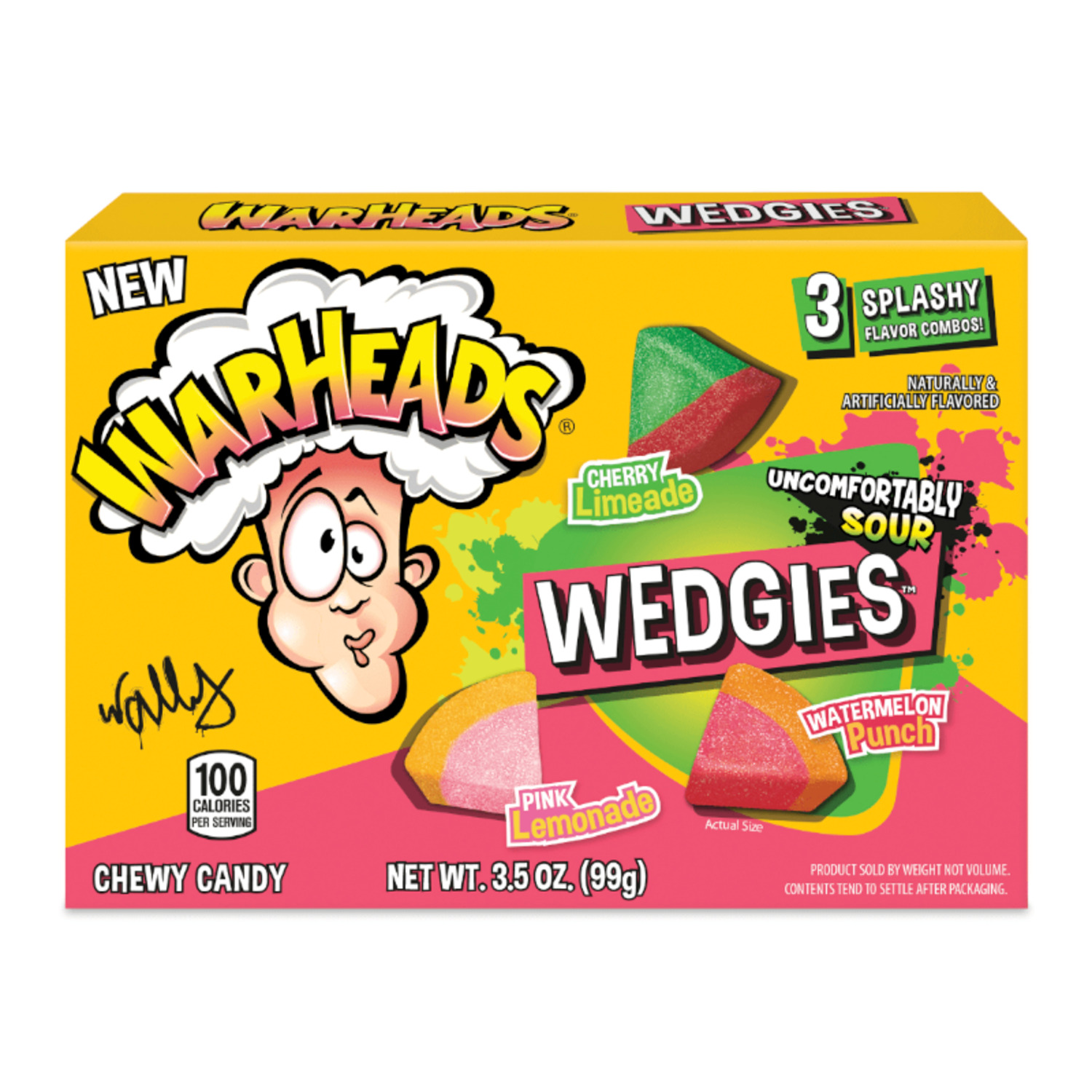 Kramtomi saldainiai WARHEADS (WEDGIES), 99g photo