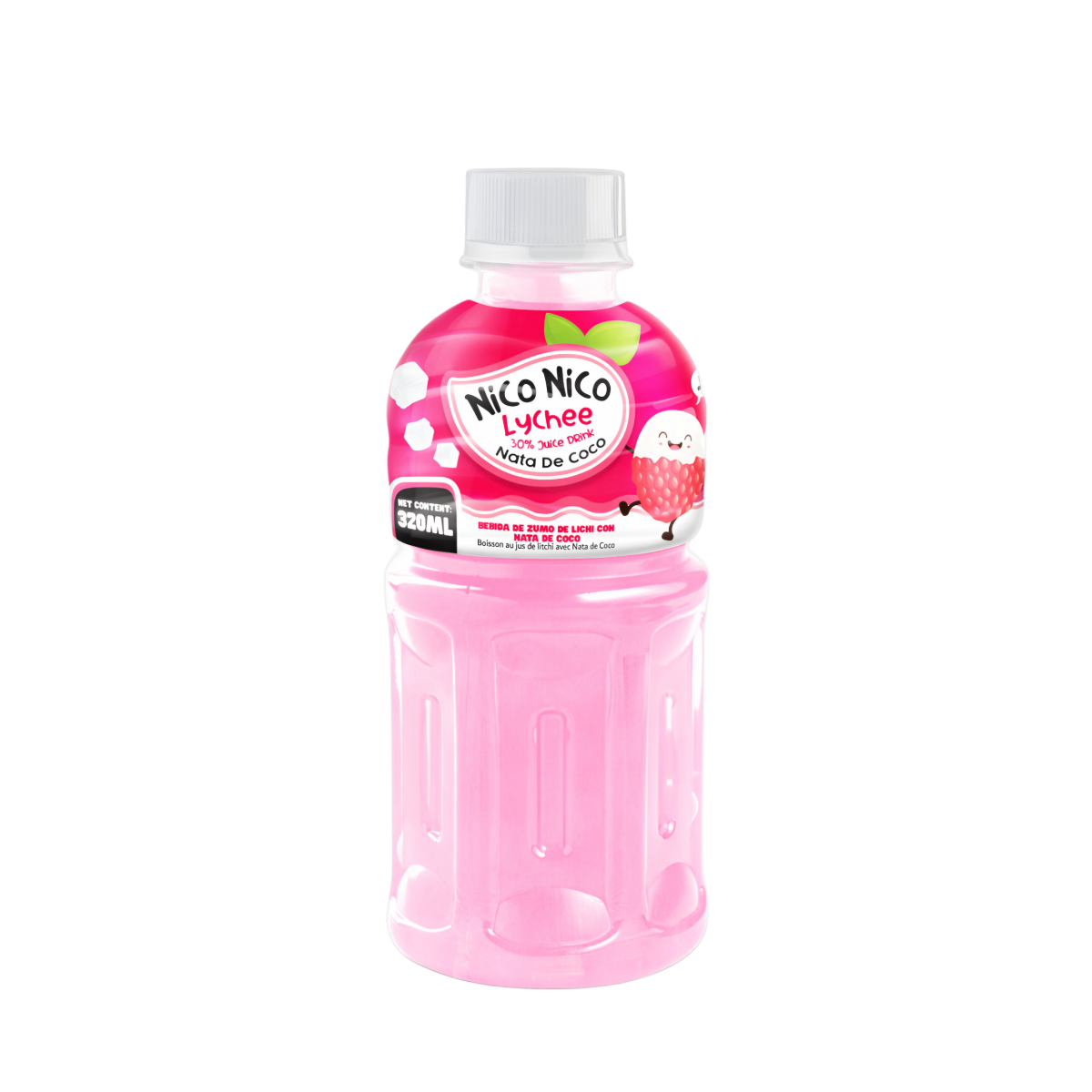 Sulu dzēriens NICO NICO NATA DE COCO (LYCHEE), 320ml foto