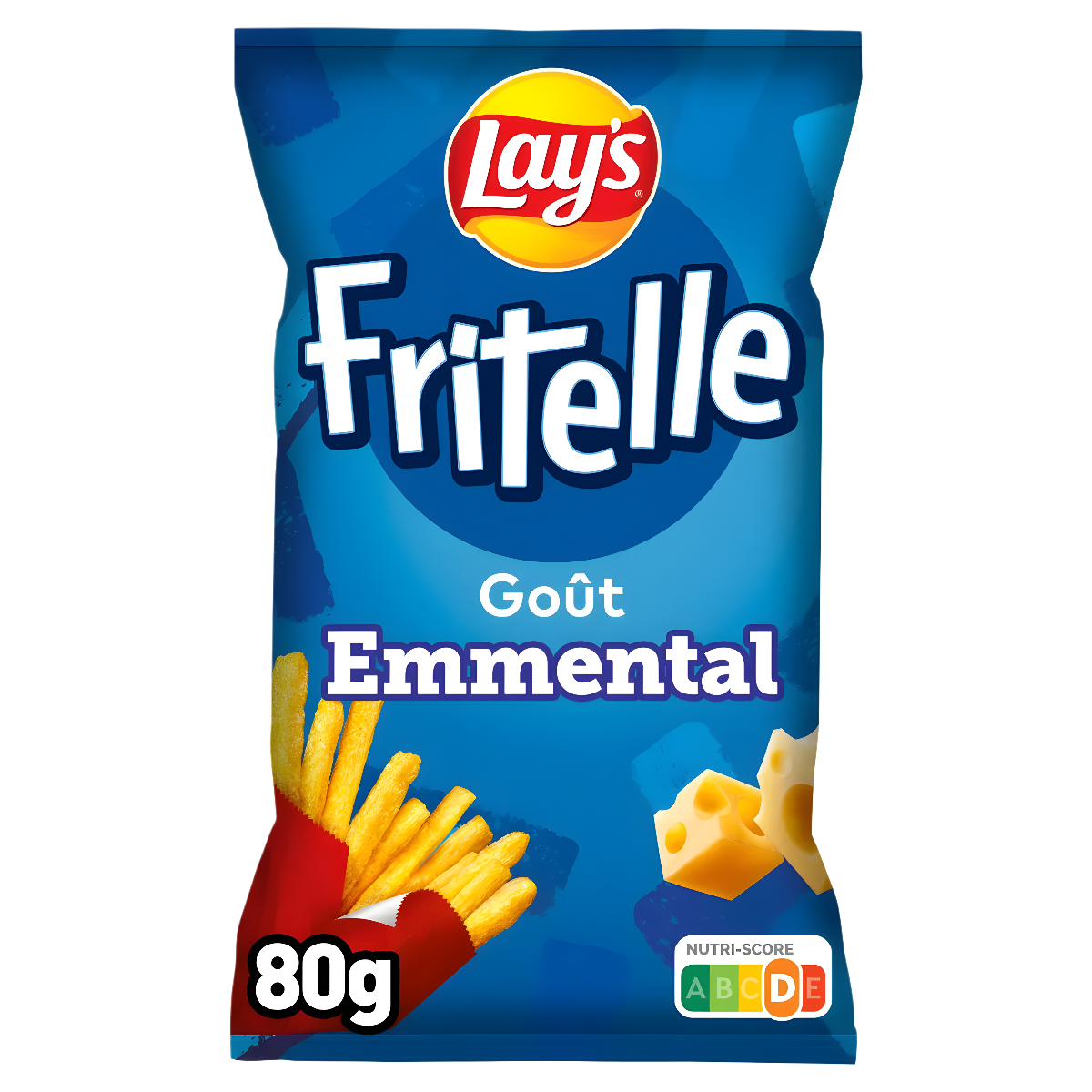 Krõpsud LAY'S FRITELLE (EMMENTAL), 80g