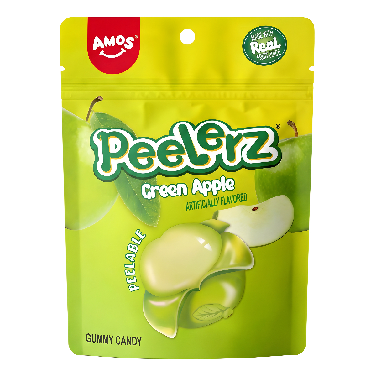 Kumikarkit AMOS PEELERZ (GREEN APPLE), 65g kuva