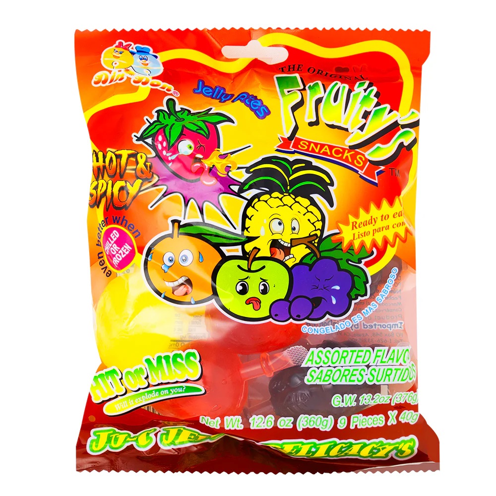 Vedelad kommid FRUITY'S SPLASH ASSORTED HOT AND SPICY, 360g