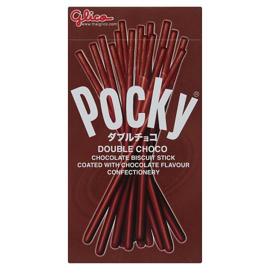 Biskvīta nūjiņas POCKY (DOUBLE CHOCOLATE), 47g