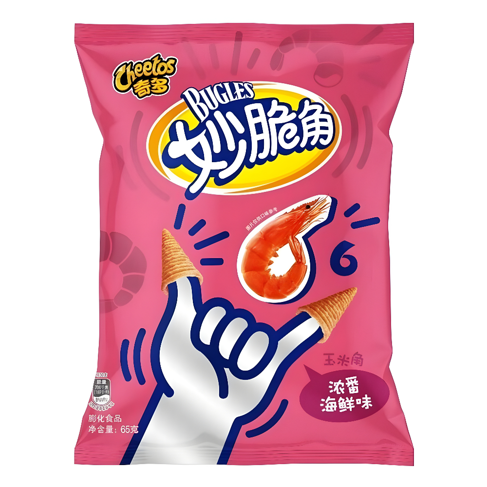 Kukurūzų traškučiai CHEETOS BUGLES (SEAFOOD TOMATO), 65g photo