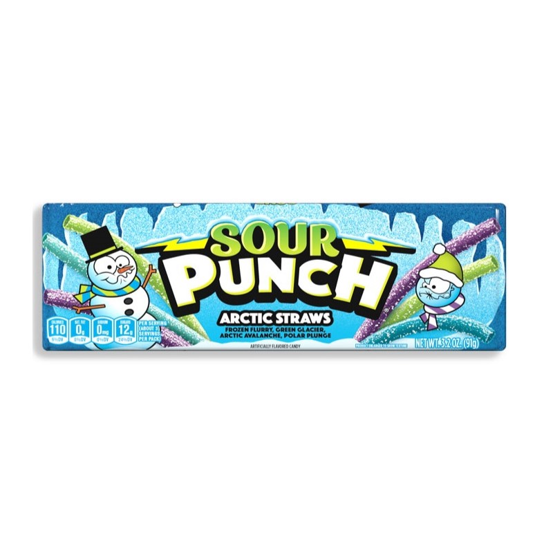 Guminukai SOUR PUNCH ARCTIC STRAWS, 91g photo