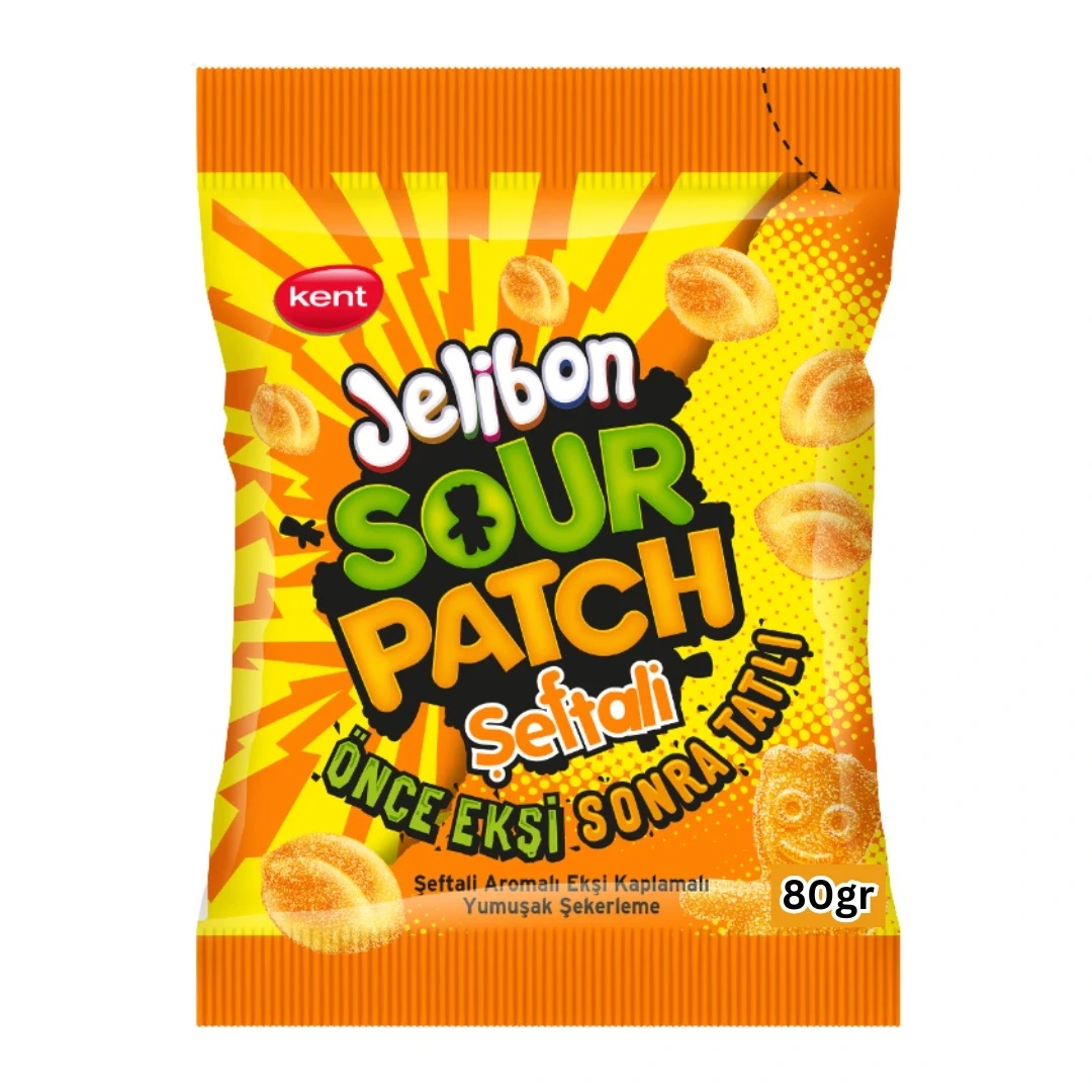 Zdjęcie Żelki SOUR PATCH KIDS (PEACH), 80g
