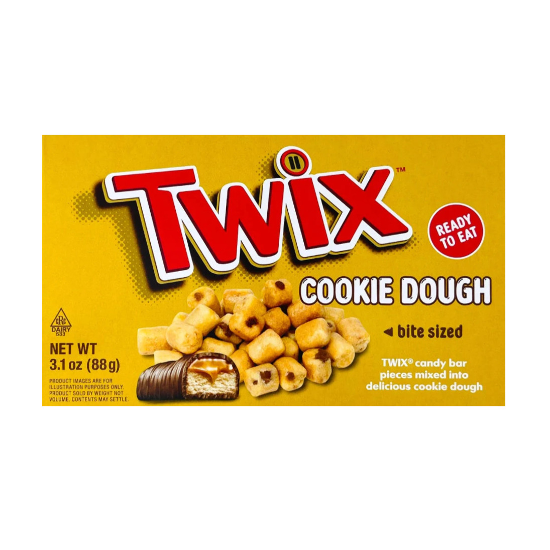 Sausainiai TWIX (COOKIE DOUGH BITES), 88g photo