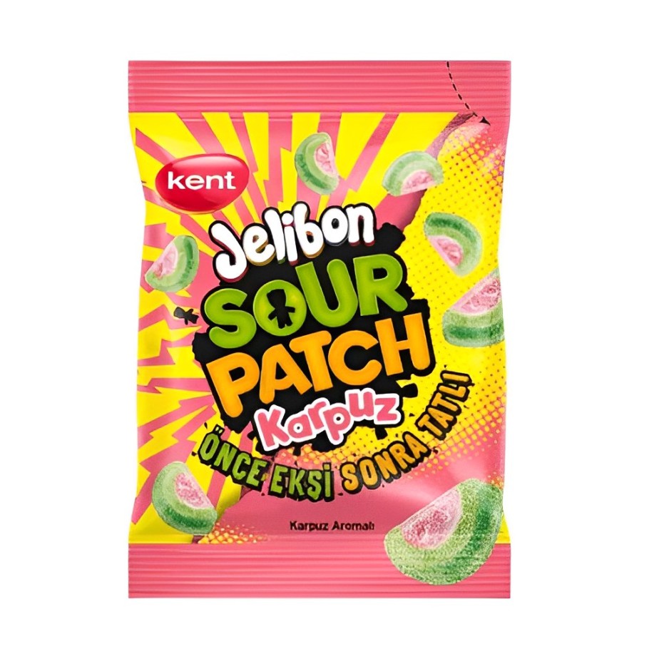 Želejas konfektes SOUR PATCH KIDS (WATERMELON) 160g foto