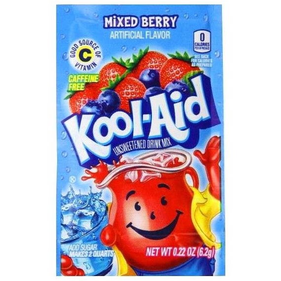 Dzēriena maisījums KOOL AID (MIXED BERRY), 6,2g