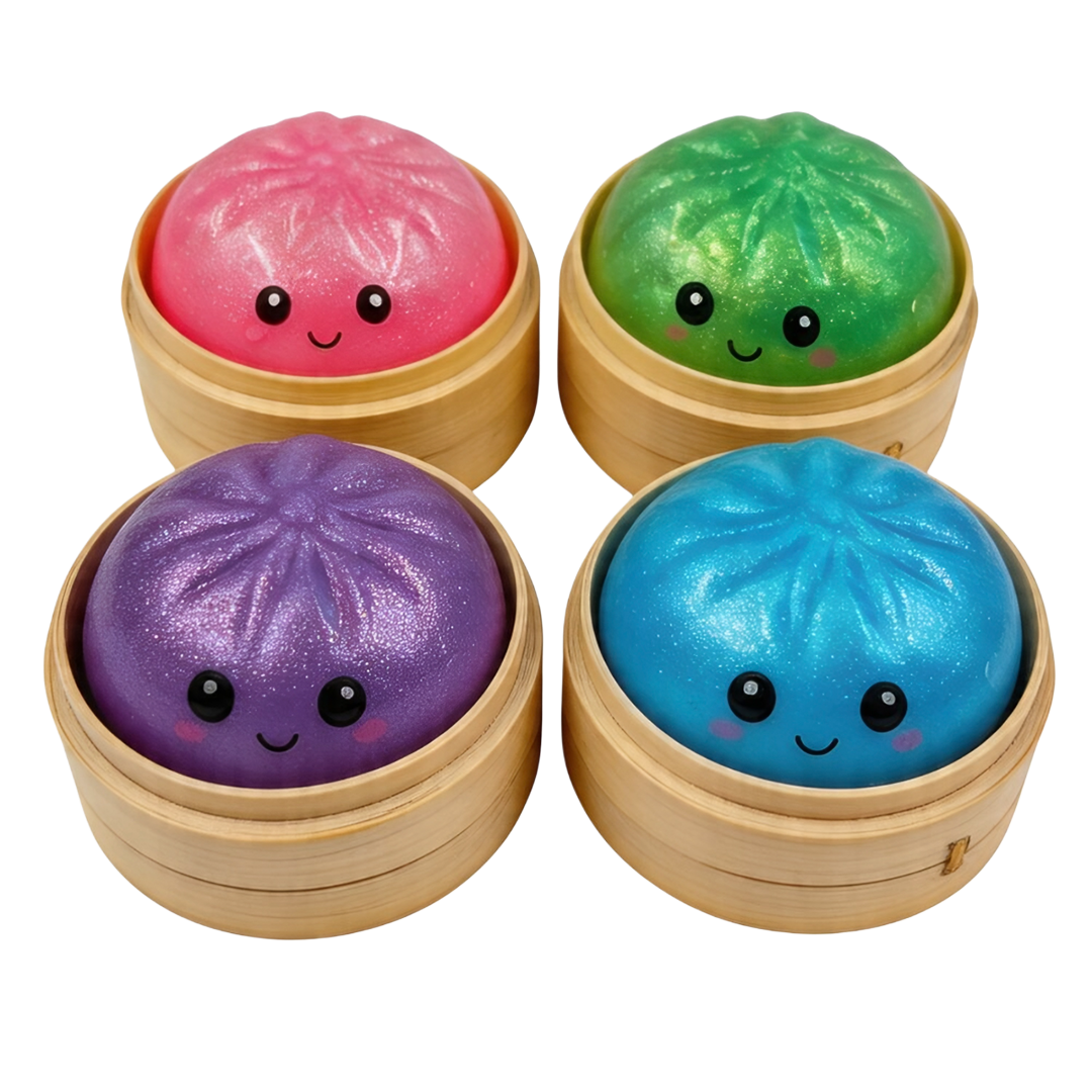 Toy SQUISHY BUN RAINBOW MYSTERY DUMPLING SUGAR photo