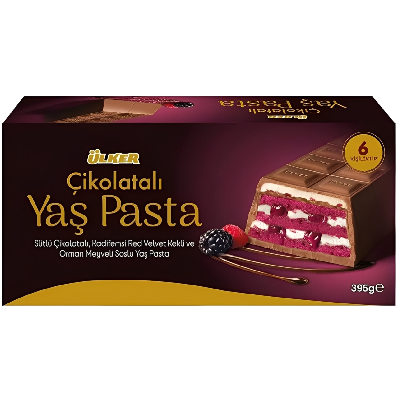 Zdjęcie Ciasto ÜLKER (RED VELVET WILD BERRIES), 395g
