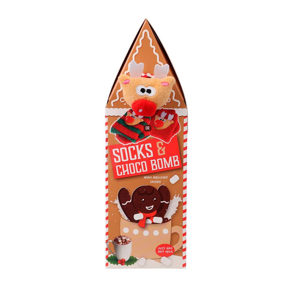 Kuuma suklaasetti BECKY'S SOCKS & CHOCO BOMB, 40g