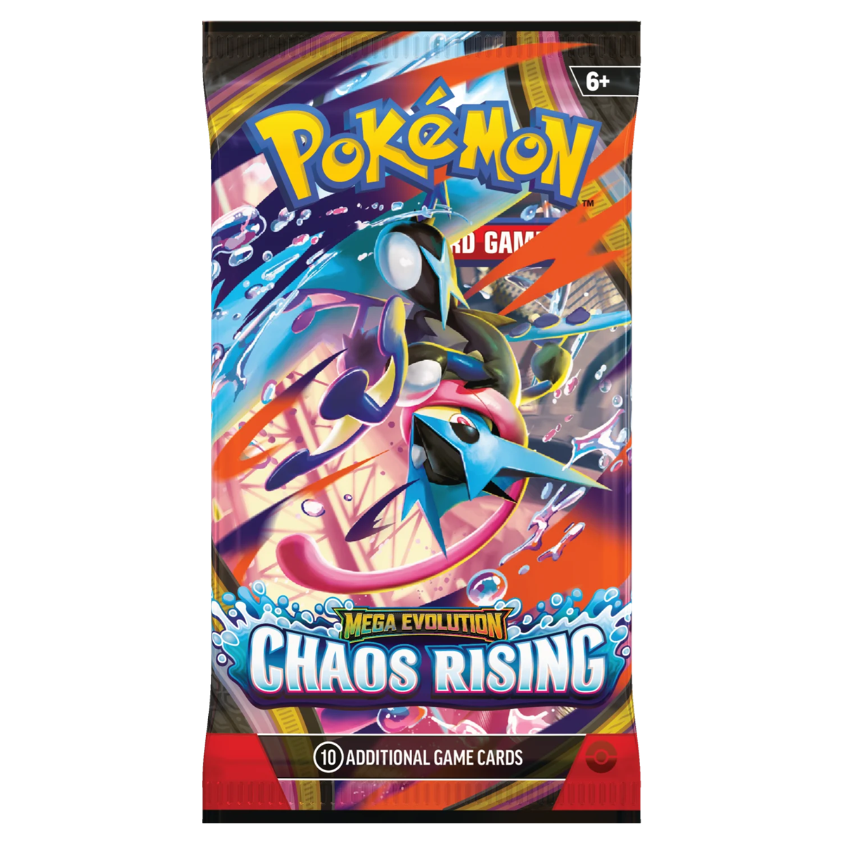 Kolekcinės kortelės POKEMON MEGA EVOLUTION ME04 CHAOS RISING BOOSTER photo