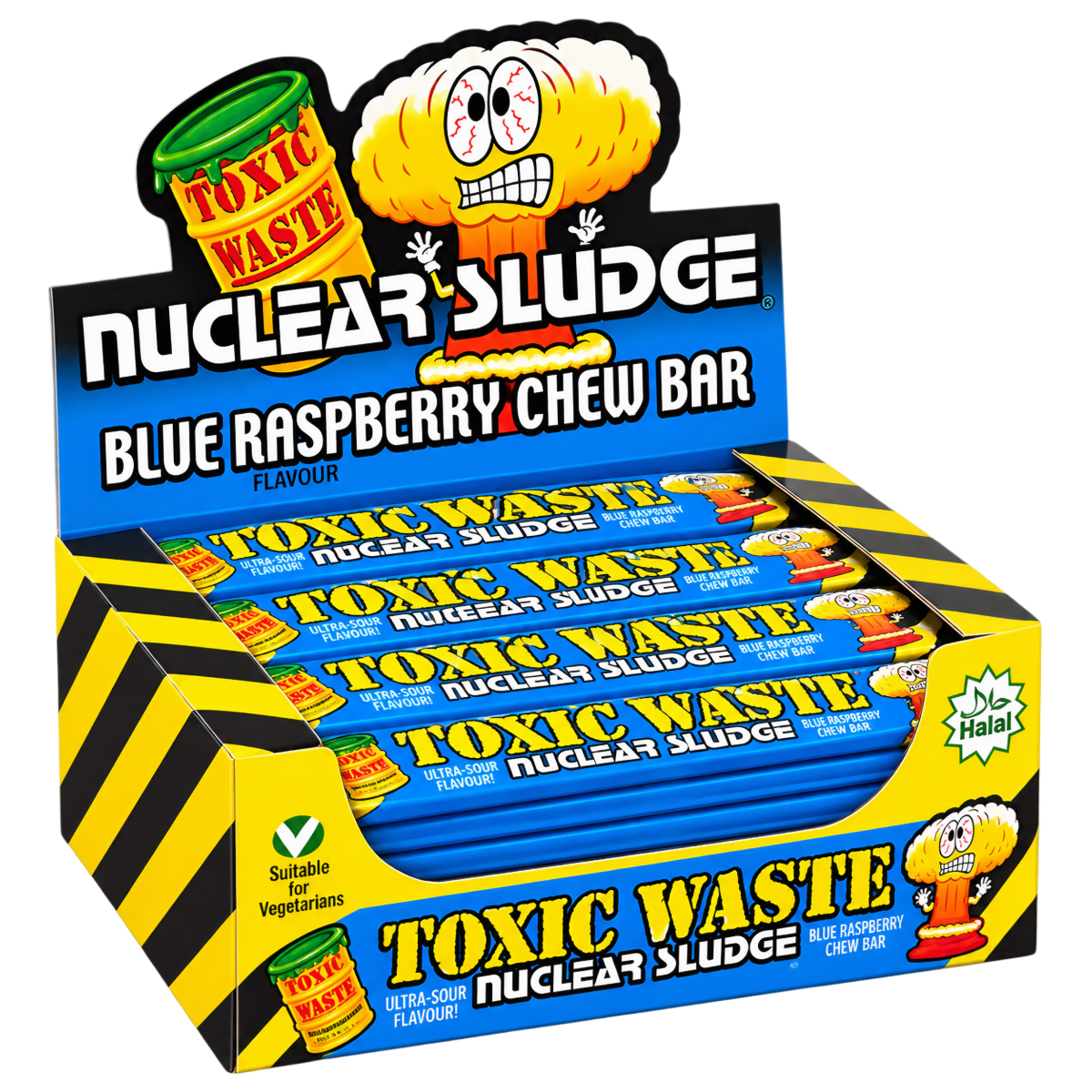 Sitkeä karkki TOXIC WASTE (BLUE RASPBERRY), 20g