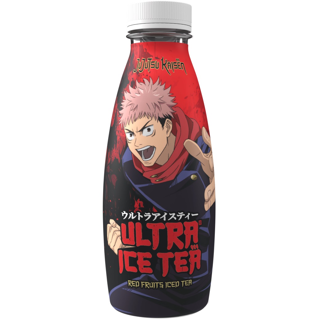 Zdjęcie Herbata mrożona z sokiem czerwonych owoców ULTRA ICE TEA JUJUTSU KAISEN (ITADORI), 500ml