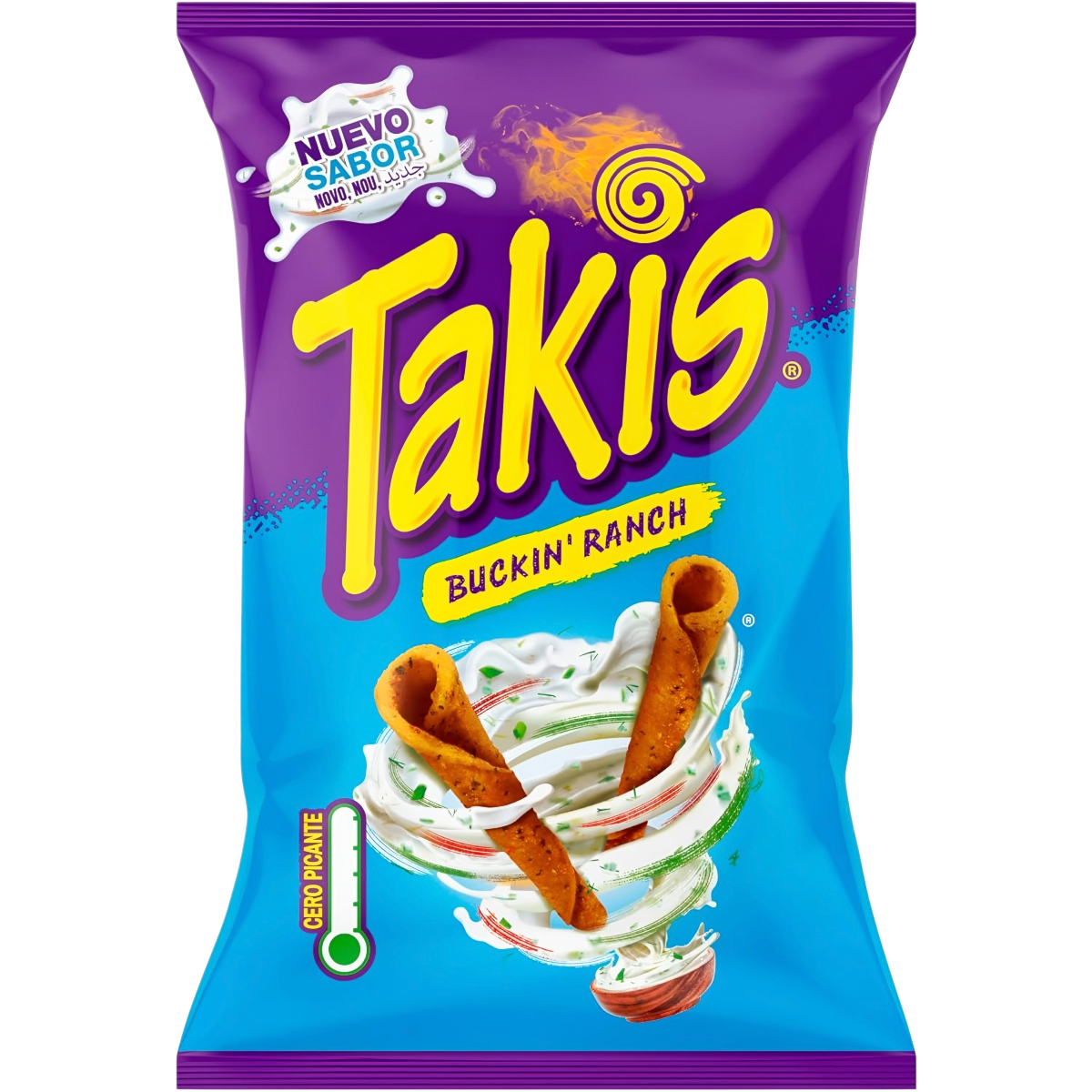 Kukurūzas čipsi TAKIS (BUCKIN' RANCH), 90g
