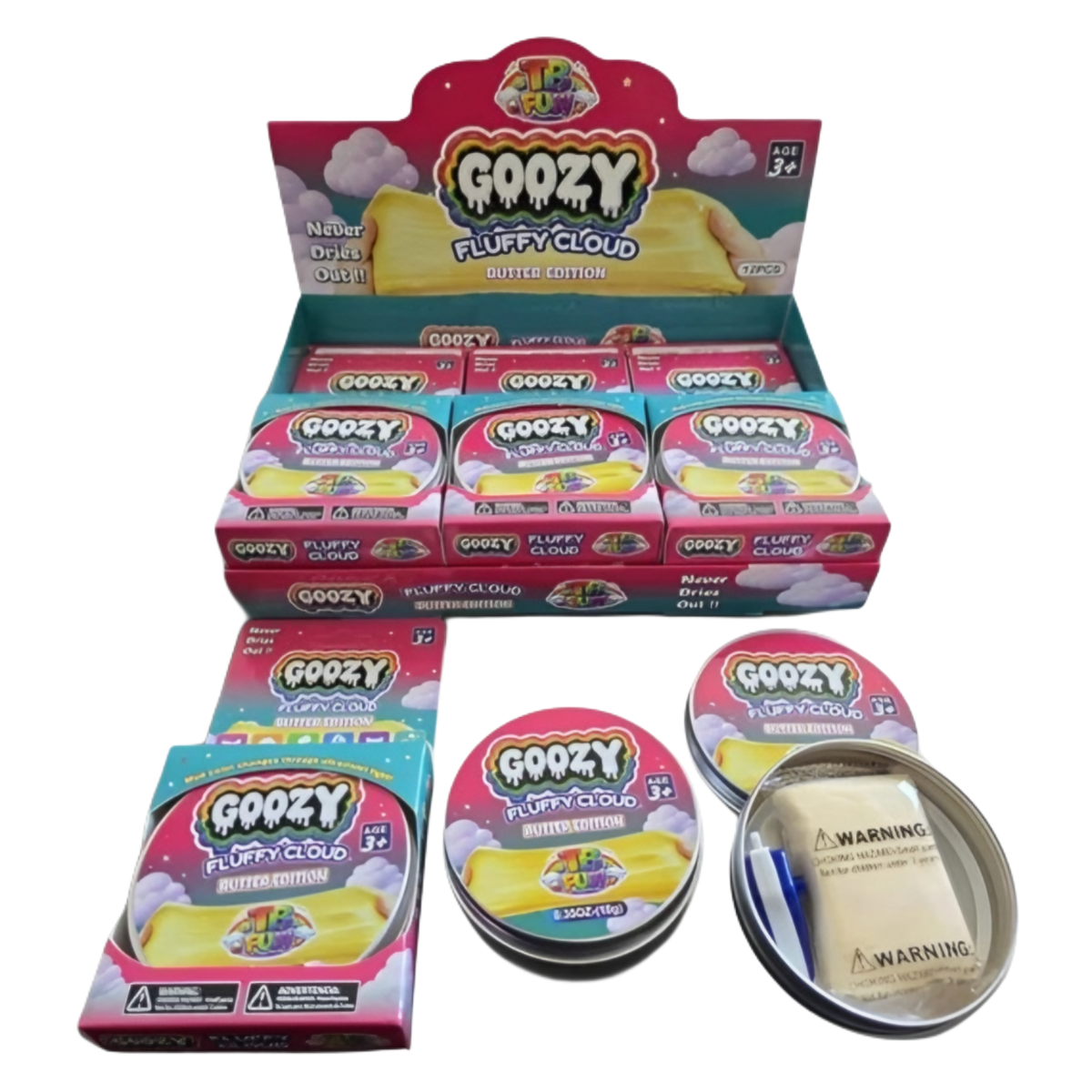 Mänguasi TB FUN GOOZY (FLUFFY CLOUD BUTTER EDITION), 10g