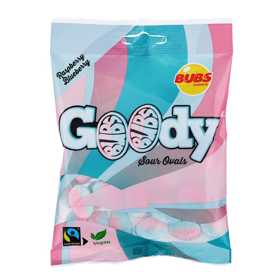 Zdjęcie Żelki BUBS GOODY (RASPBERRY/ BLUEBERRY), 90g