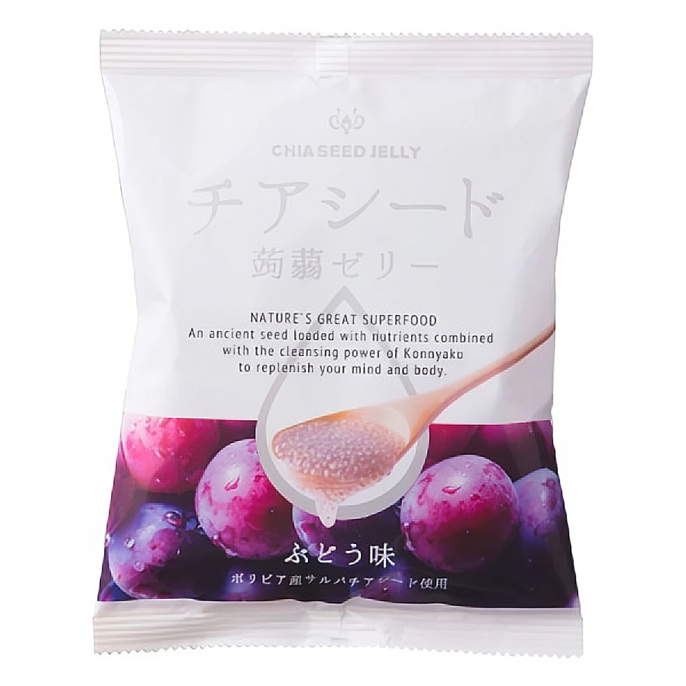 Zdjęcie Galaretka z nasion chia WAKASHOU (GRAPE), 175g