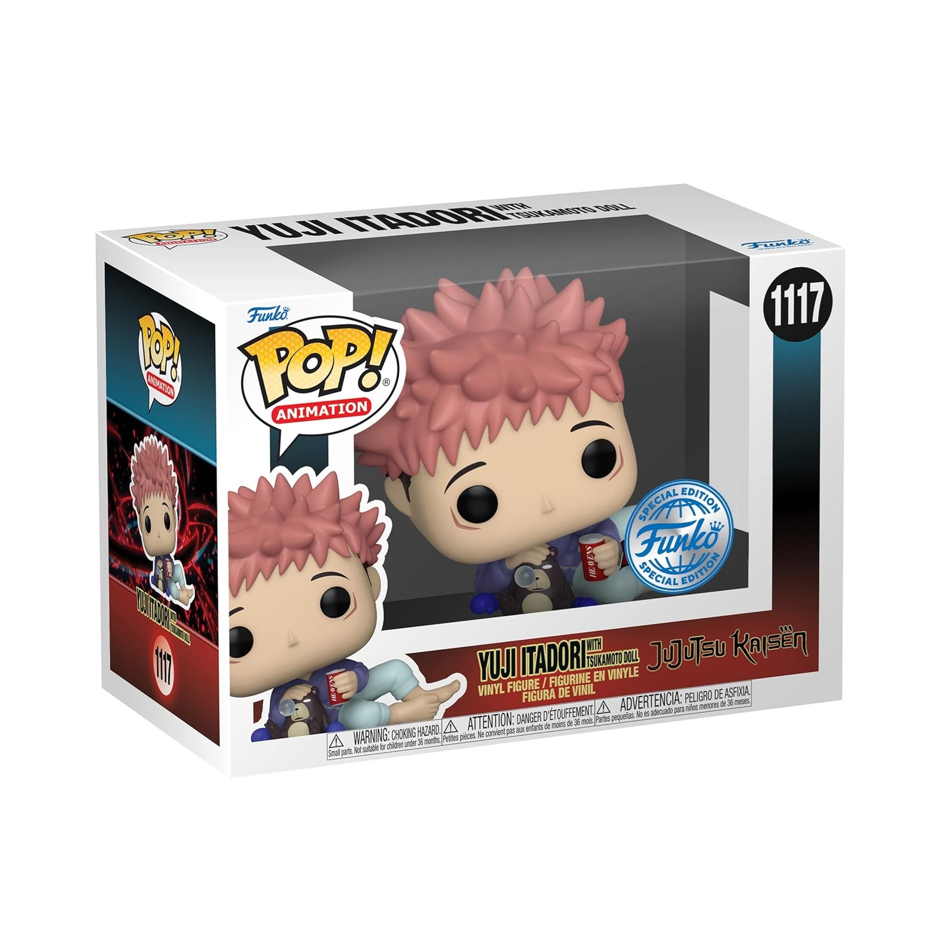 Kujuke FUNKO POP! ANIMATION JUJUTSU KAISEN YUJI ITADORI WITH TSUKAMOTO DOLL