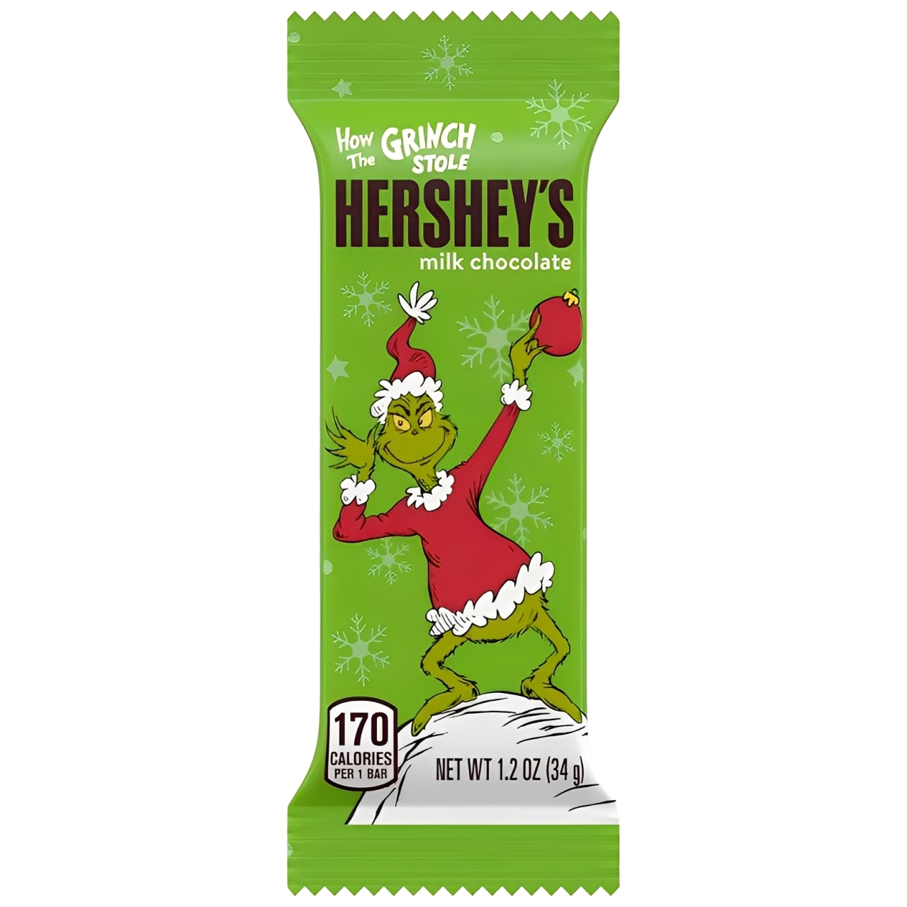 Piimašokolaad HERSHEY'S HOW THE GRINCH STOLE, 34g foto
