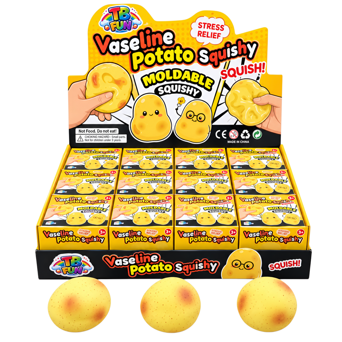 Žaislas SQUISHY (VASELINE POTATO)