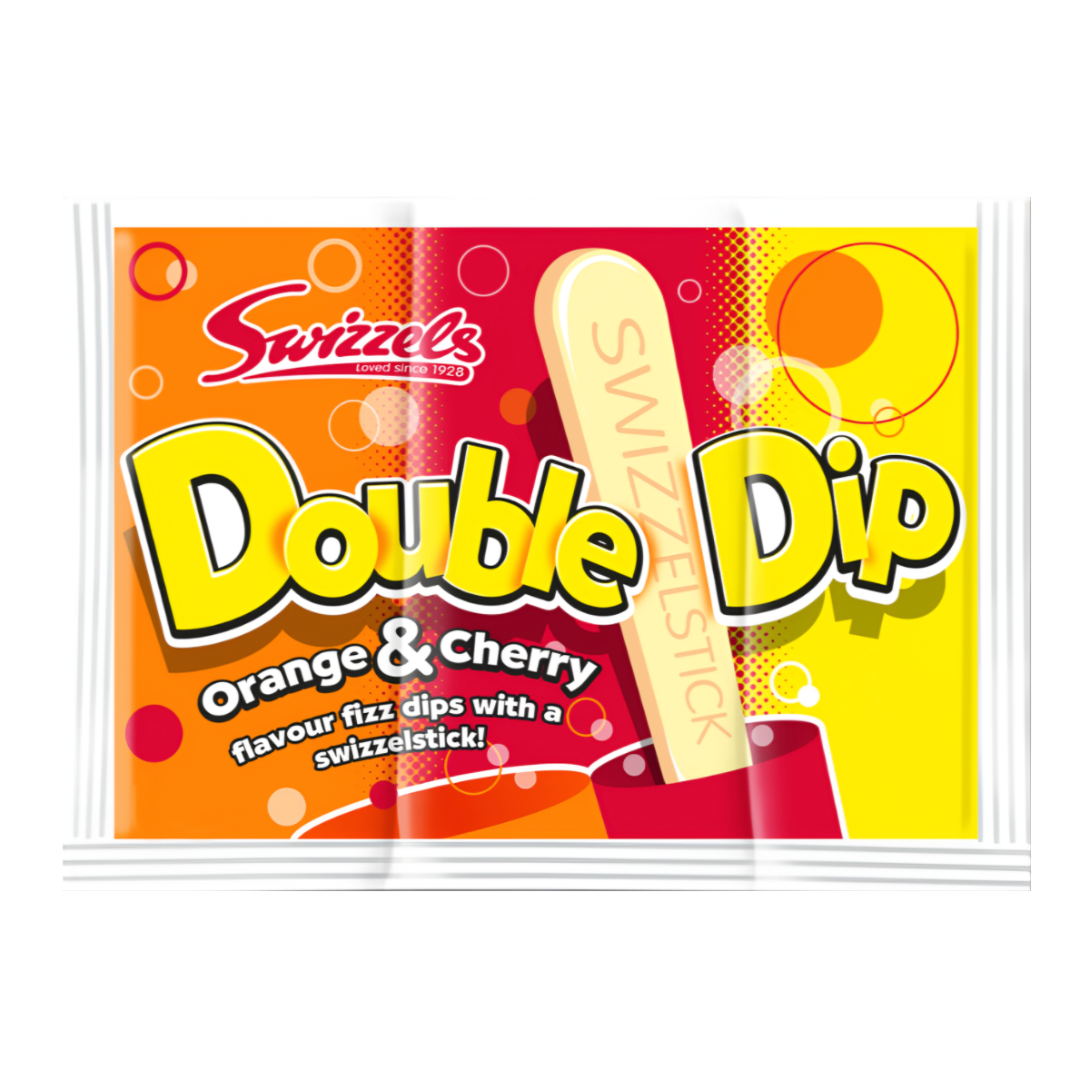 Konfekte SWIZZELS DOUBLE DIP (ORANGE & CHERRY), 19g