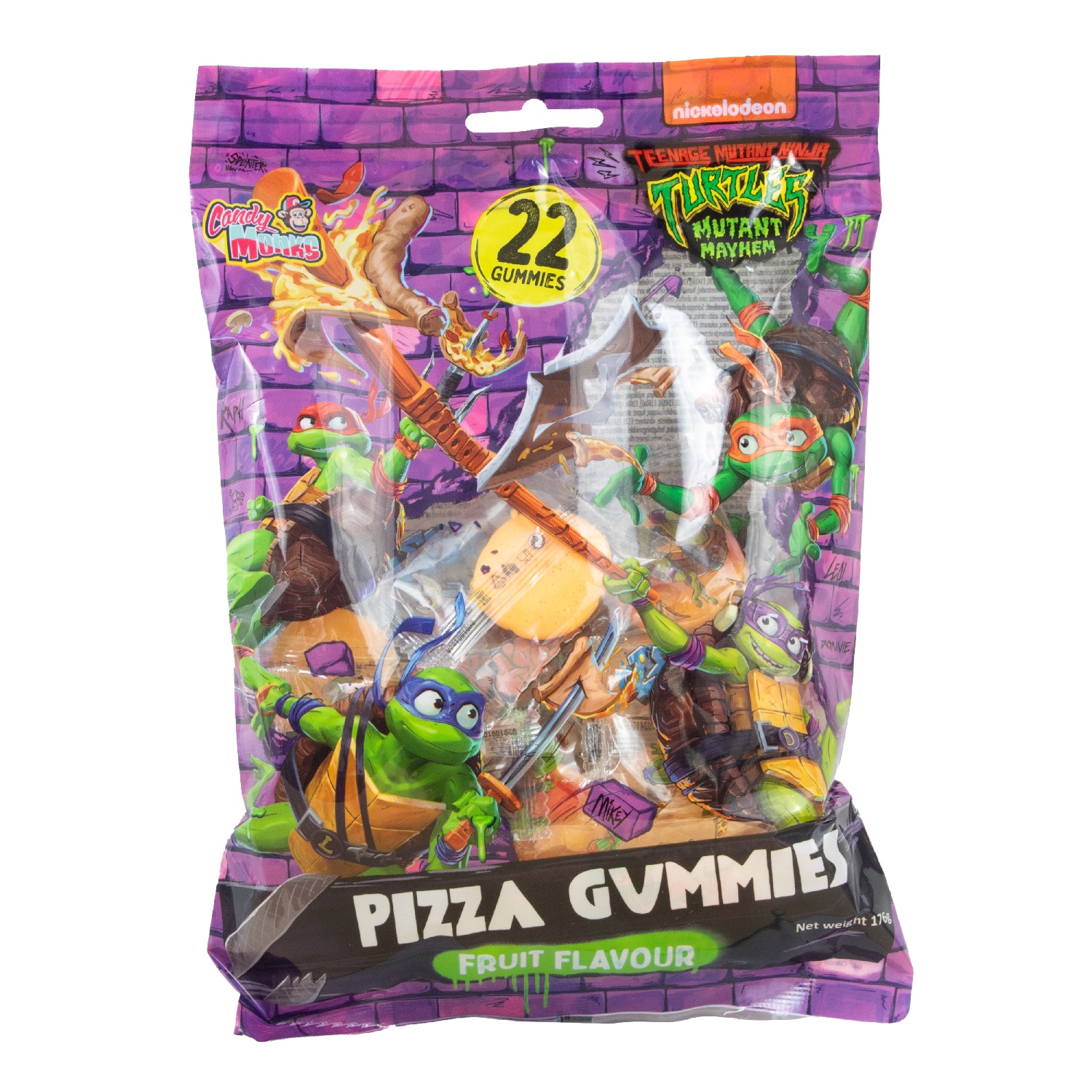 Zdjęcie Żelki BIP TURTLES PIZZA, 176g