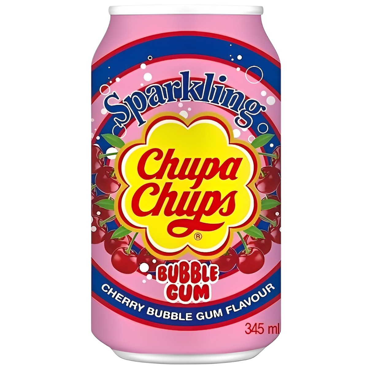 Hiilihapollinen virvoitusjuoma CHUPA CHUPS (CHERRY BUBBLE GUM), 345ml