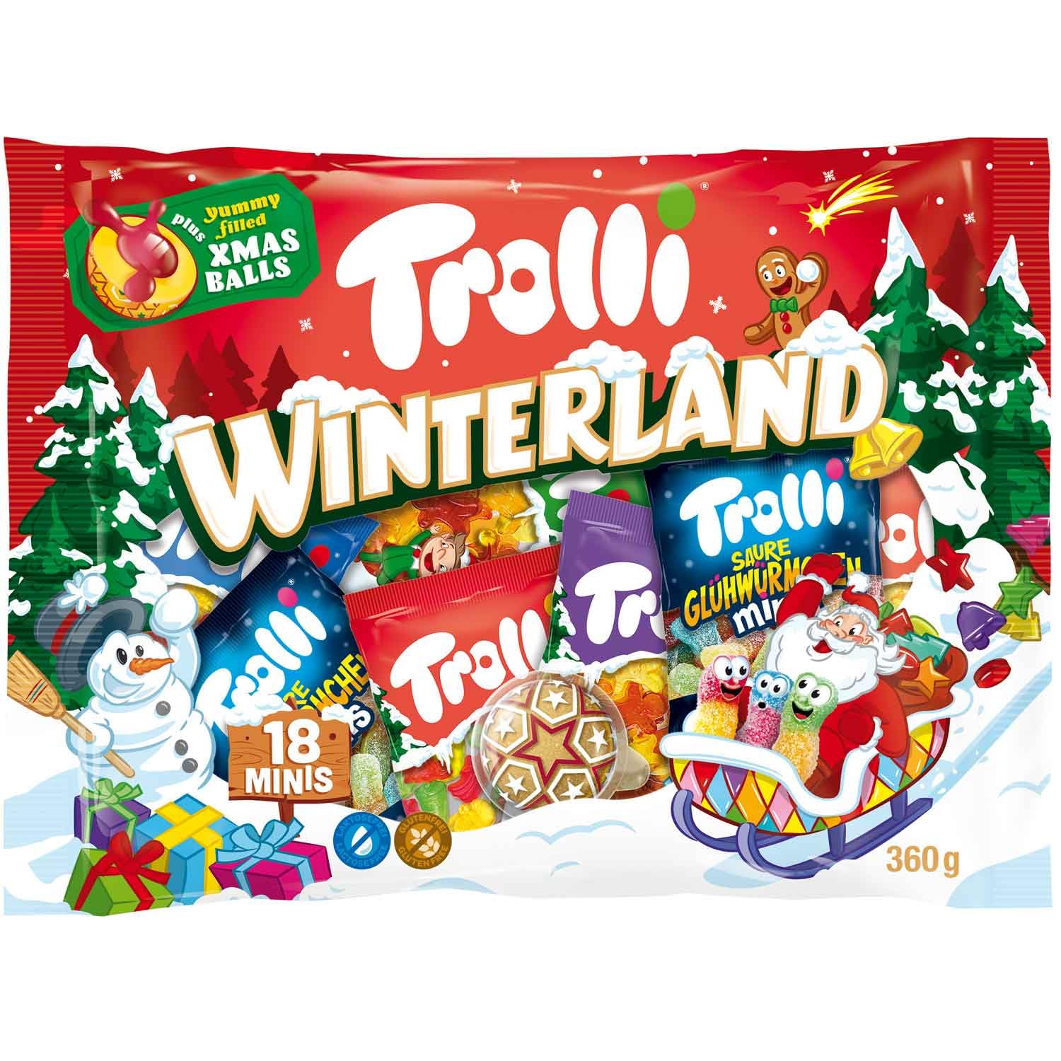 Kumikarkkisetti TROLLI WINTERLAND, 360g kuva