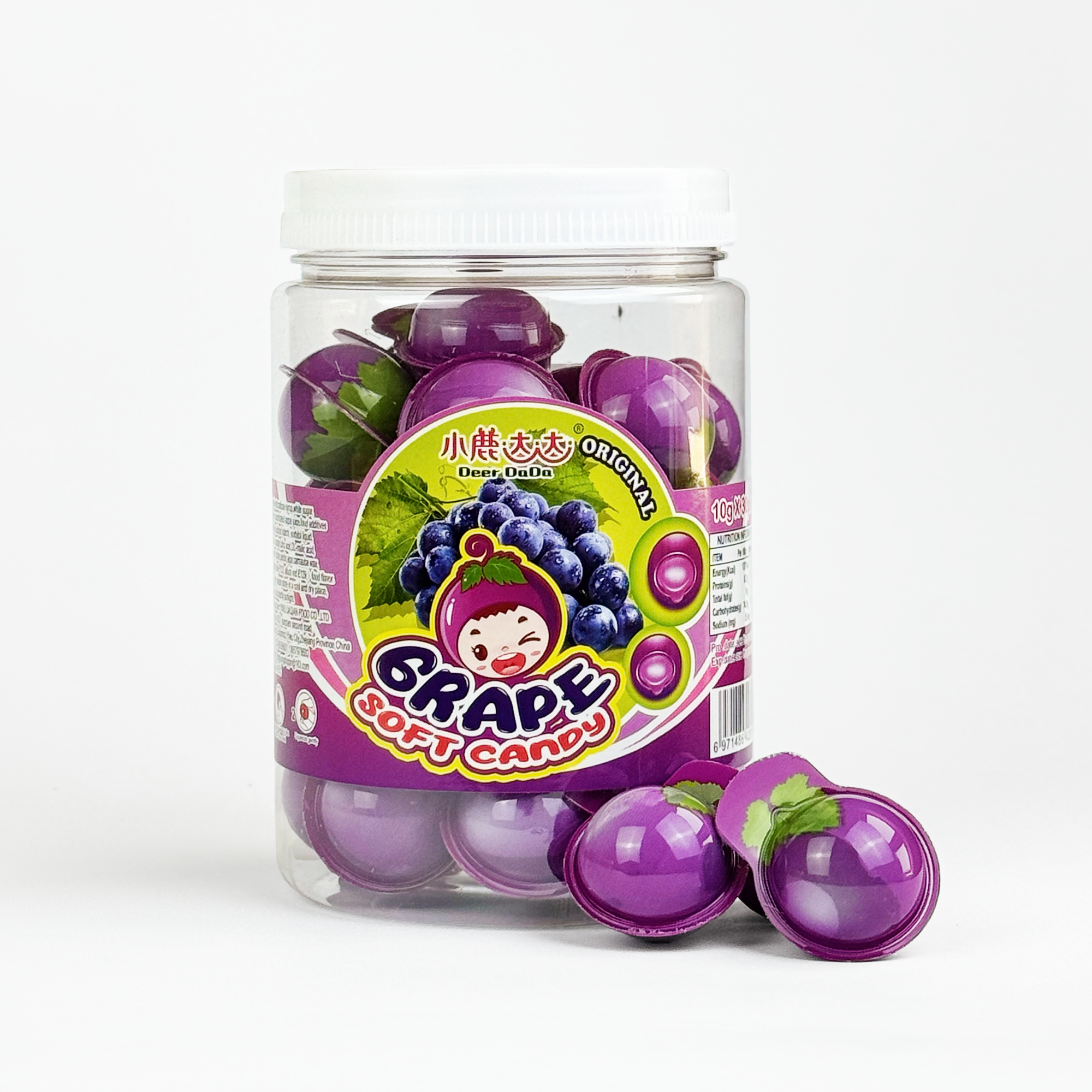 Kummikomm täidisega DEER DADA GRAPE, 10g