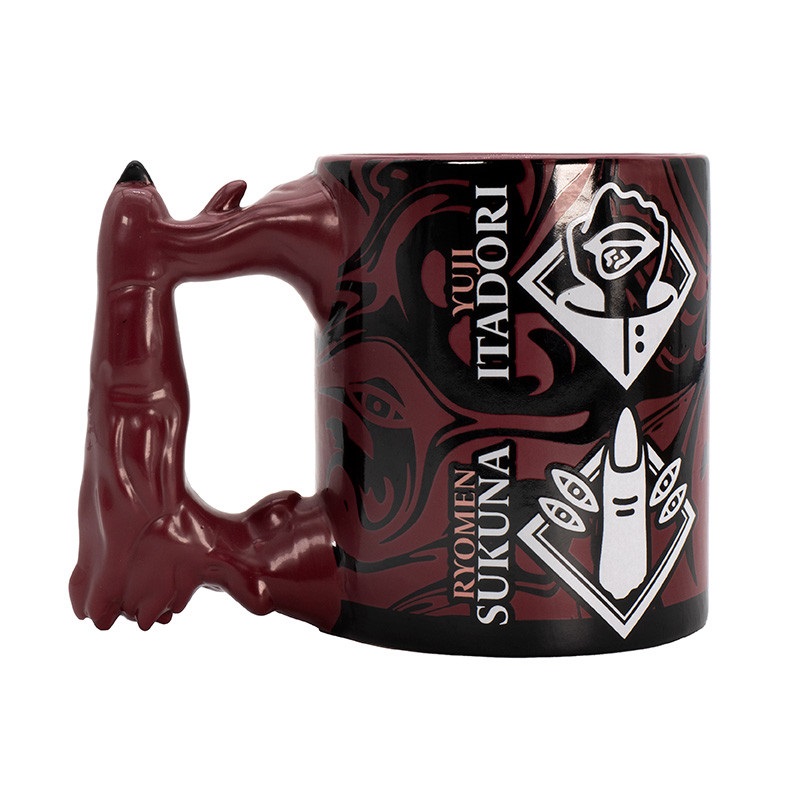 Puodelis JUJUTSU KAISEN SAKUNA'S FINGER 3D, 460ml