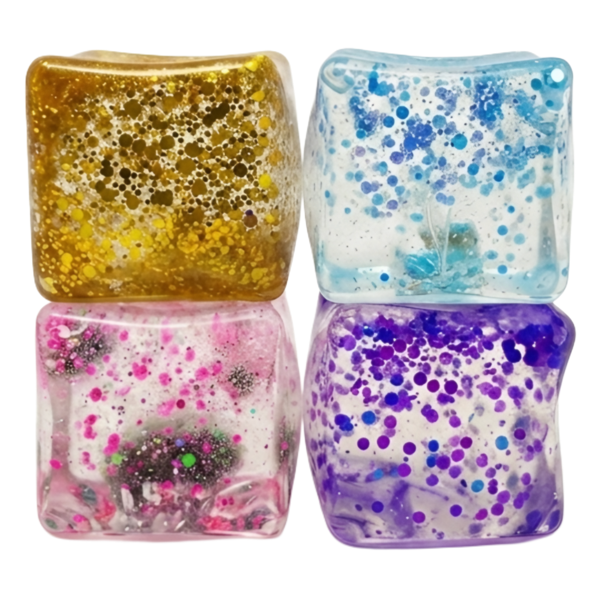 Mänguasi SQUISHY SUGAR GLITTER CUBE