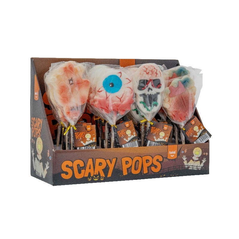 Sūkājamā konfekte FUNLAB SCARY POP, 80g foto