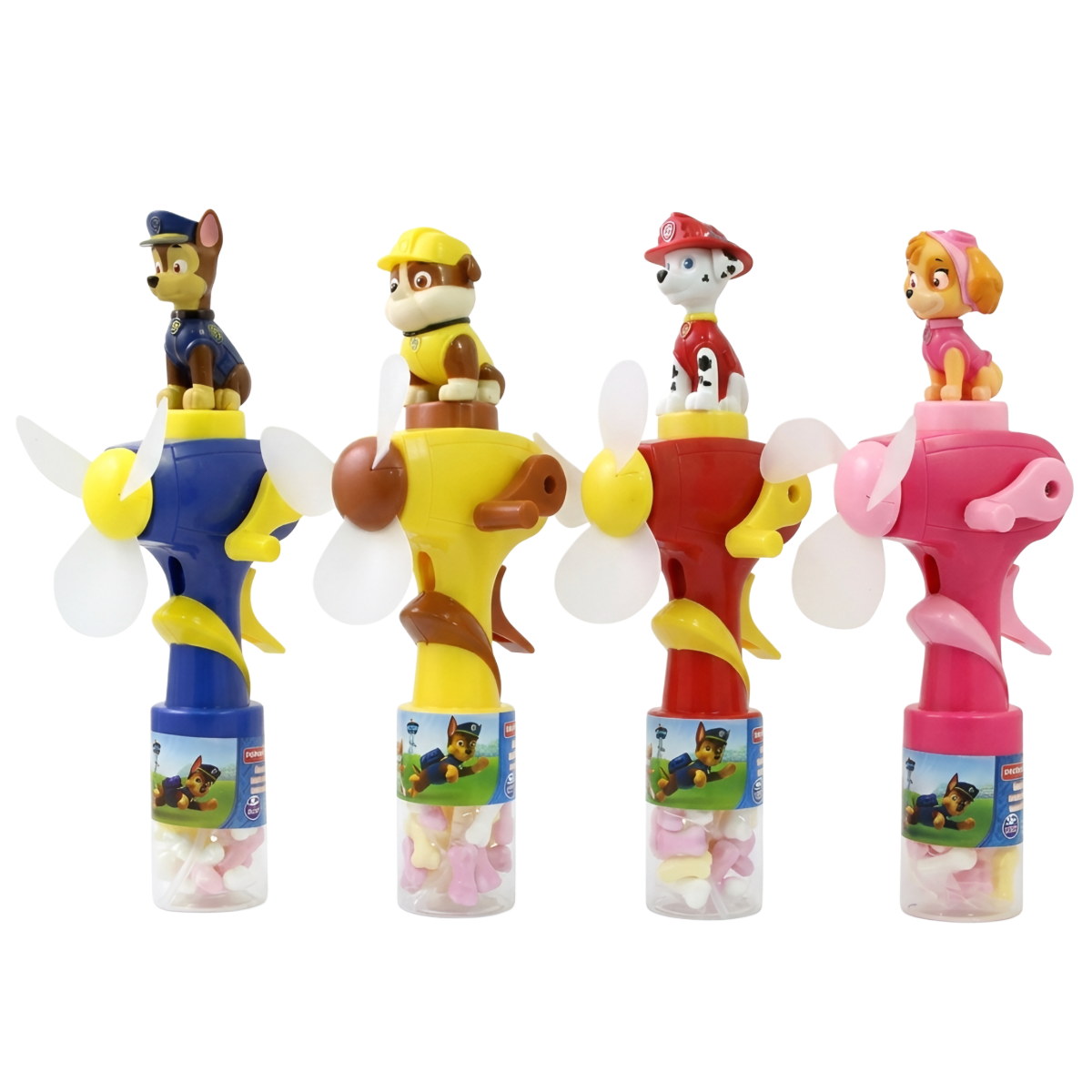 Saldainiai su žaislu BIP WATER SPRAY FAN PAW PATROL, 5g