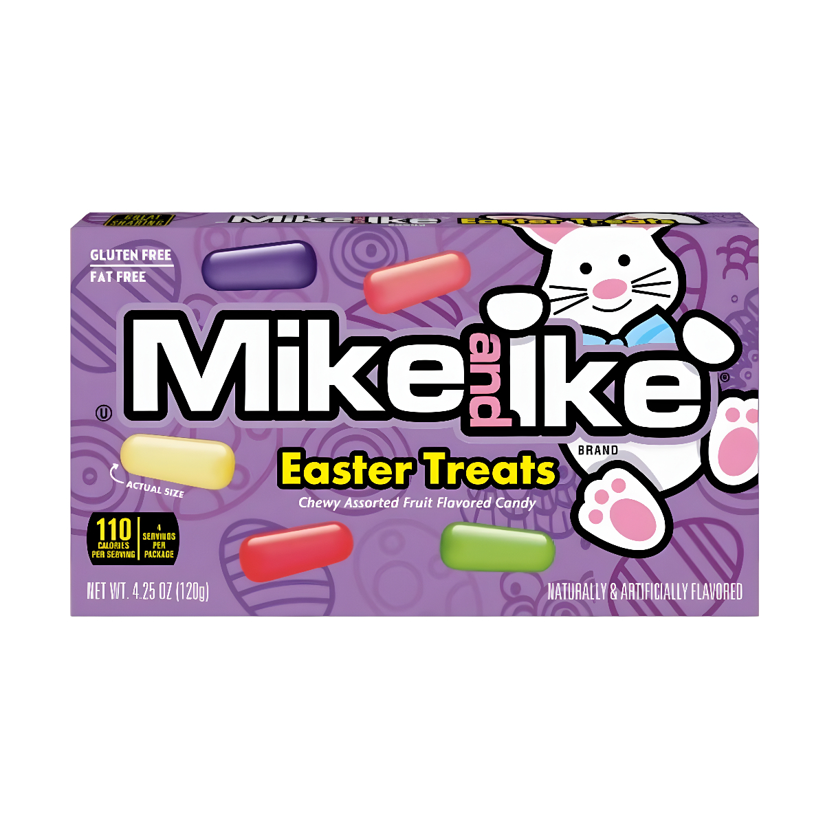 Sitkeät karkit MIKE AND IKE EASTER TREATS, 120g