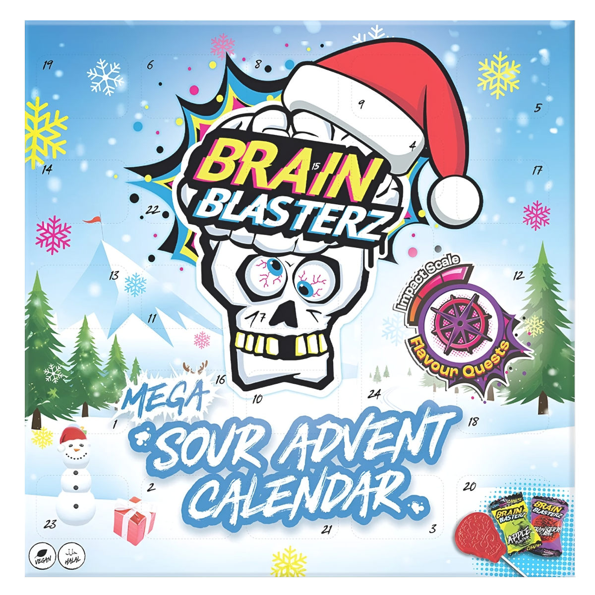 Joulukalenteri BRAIN BLASTERZ (SOUR), 97g kuva